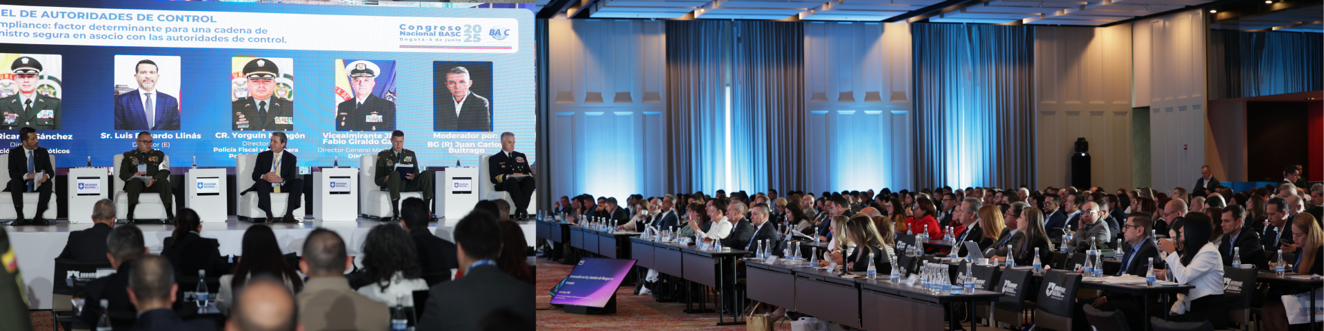 Momentos del Congreso Nacional BASC Colombia 2025 - Bogotá.