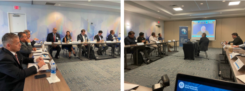 Los Sres. Erik Moncayo, Emilio Aguiar y Fermín Cuza, junto con los asambleístas durante la jornada de reuniones.