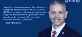 Erik Moncayo, presidente electo del GRSP de la OMA y presidente internacional de WBO.